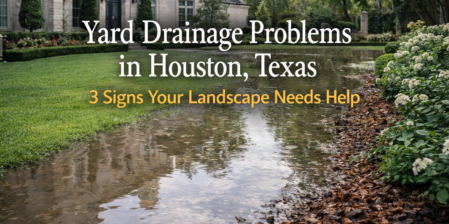 drainage houston lawns