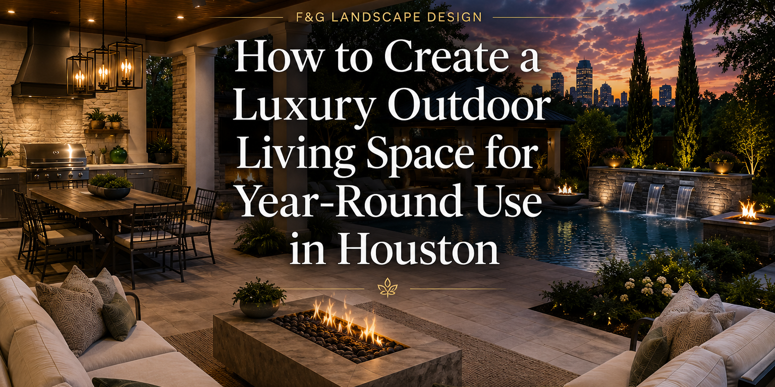 Luxury Outdoor Living Space Houston