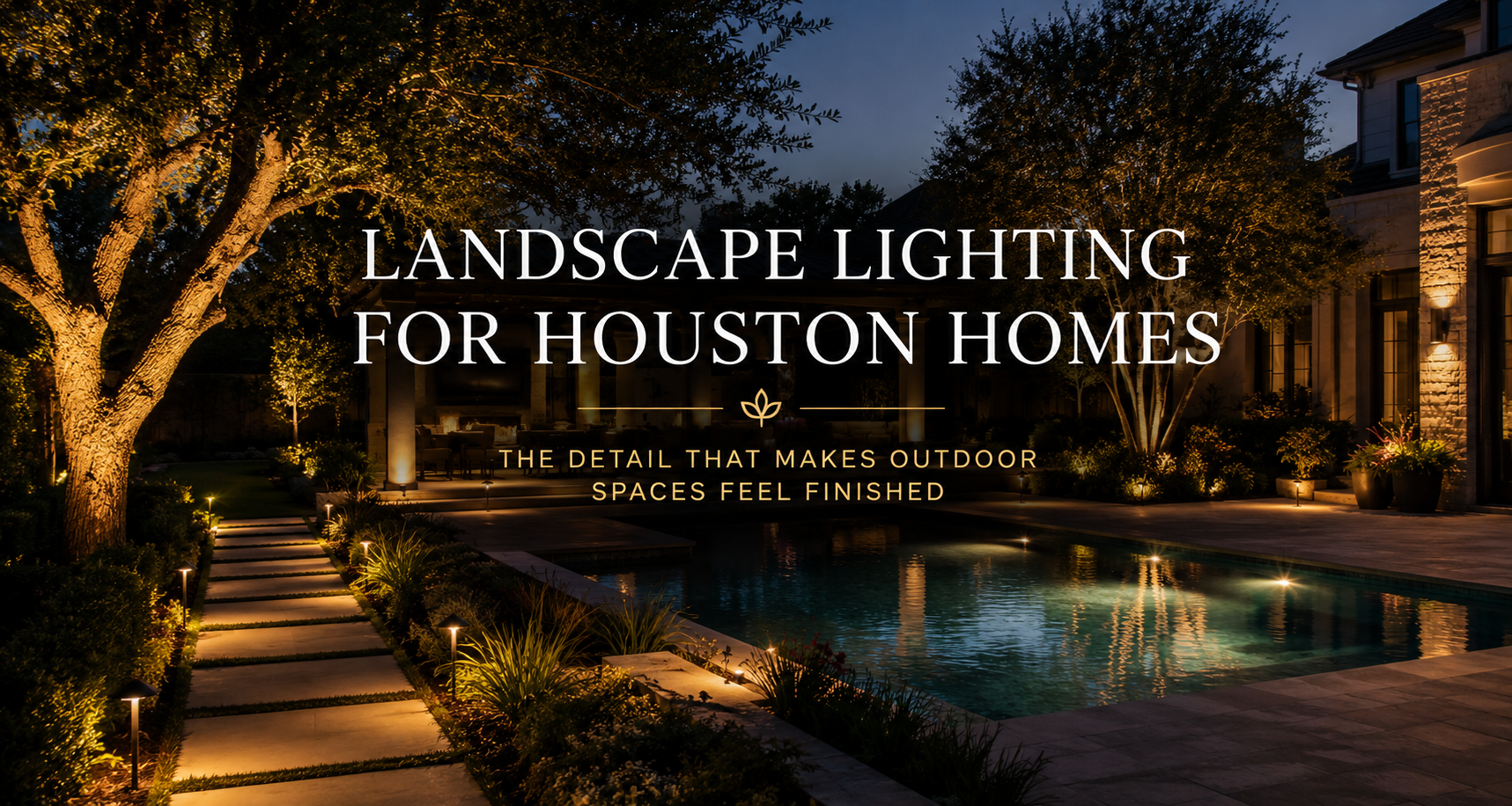 landscape lighting for houston homes