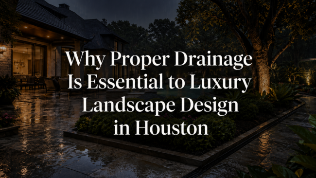 Irrigation Houston Luxury Homes